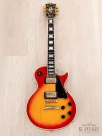 Электрогитара Gibson Les Paul Custom HH Cherry Sunburst w/case USA 1979