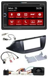 Blaupunkt Bluetooth DAB 2DIN USB DVD Lenkrad Autoradio für Kia Ceed ab 2012 schw