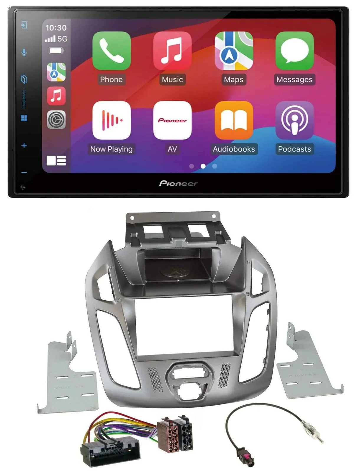 Автомагнитола для Ford Transit (2013–2018) Pioneer 2DIN, DAB, USB, MP3, Bluetooth