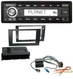 Автомагнитола Continental 1 DIN, USB, AUX, DAB, MP3 для Audi A4 (B6/B7, 2001–2008)