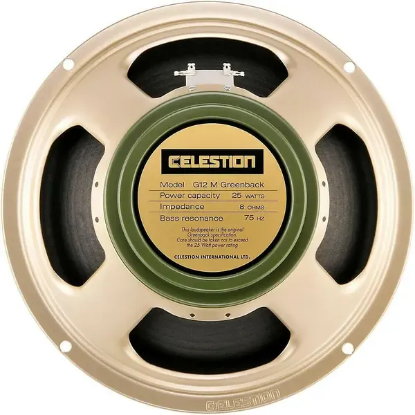 Динамик Celestion G12M Greenback 12" 25W 8 Ohm