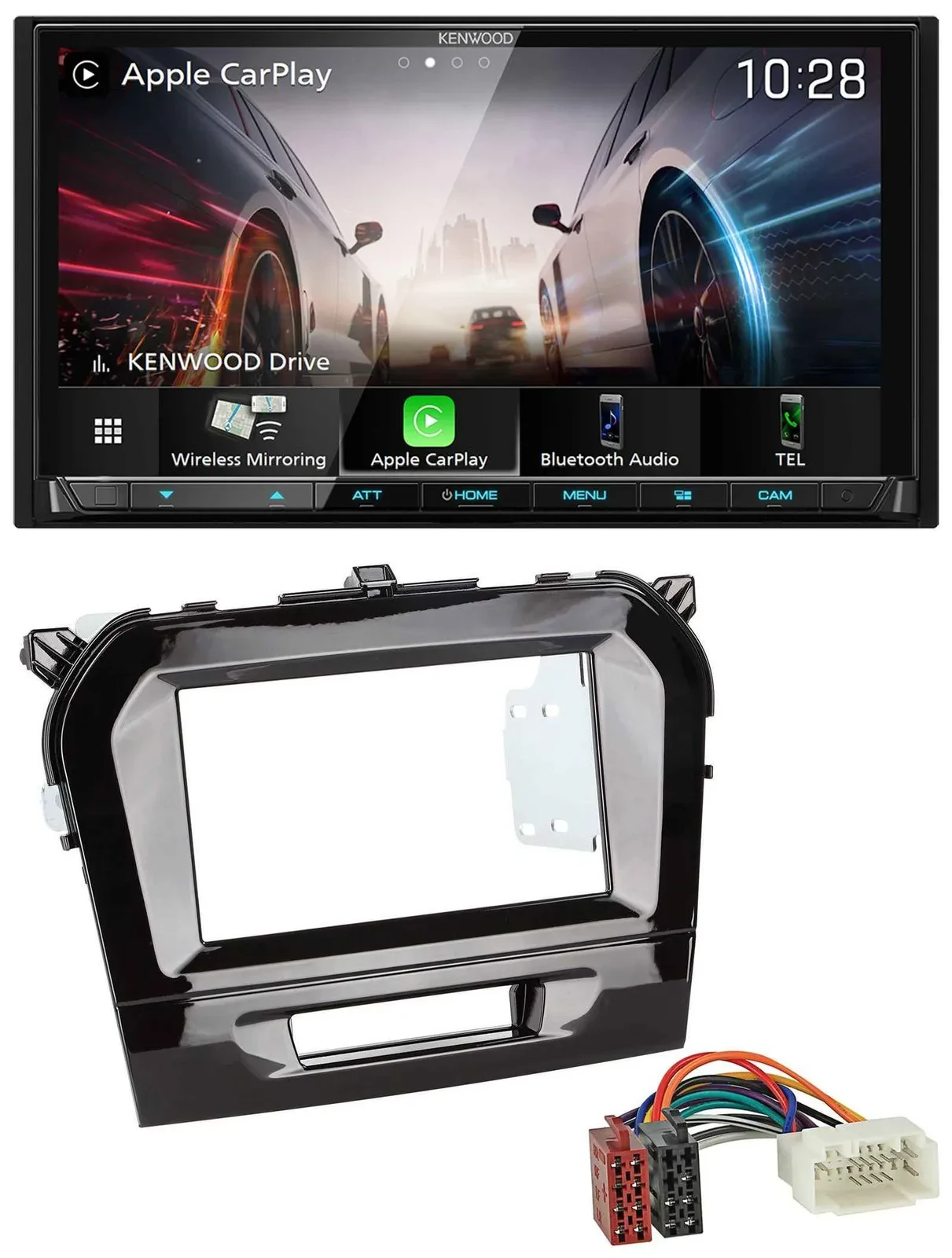 Kenwood MP3 2DIN USB DAB Bluetooth Autoradio für Suzuki Vitara (ab 2015)