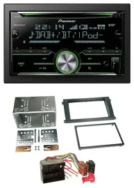 Автомагнитола для Porsche Cayenne 2007–2010 Pioneer 2-DIN Bluetooth, DAB, USB, CD, MP3