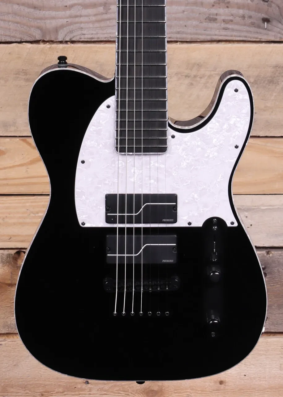 Электрогитара ESP STEF-T7B Stephen Carpenter Signature 7-струнная, черный, с кейсом