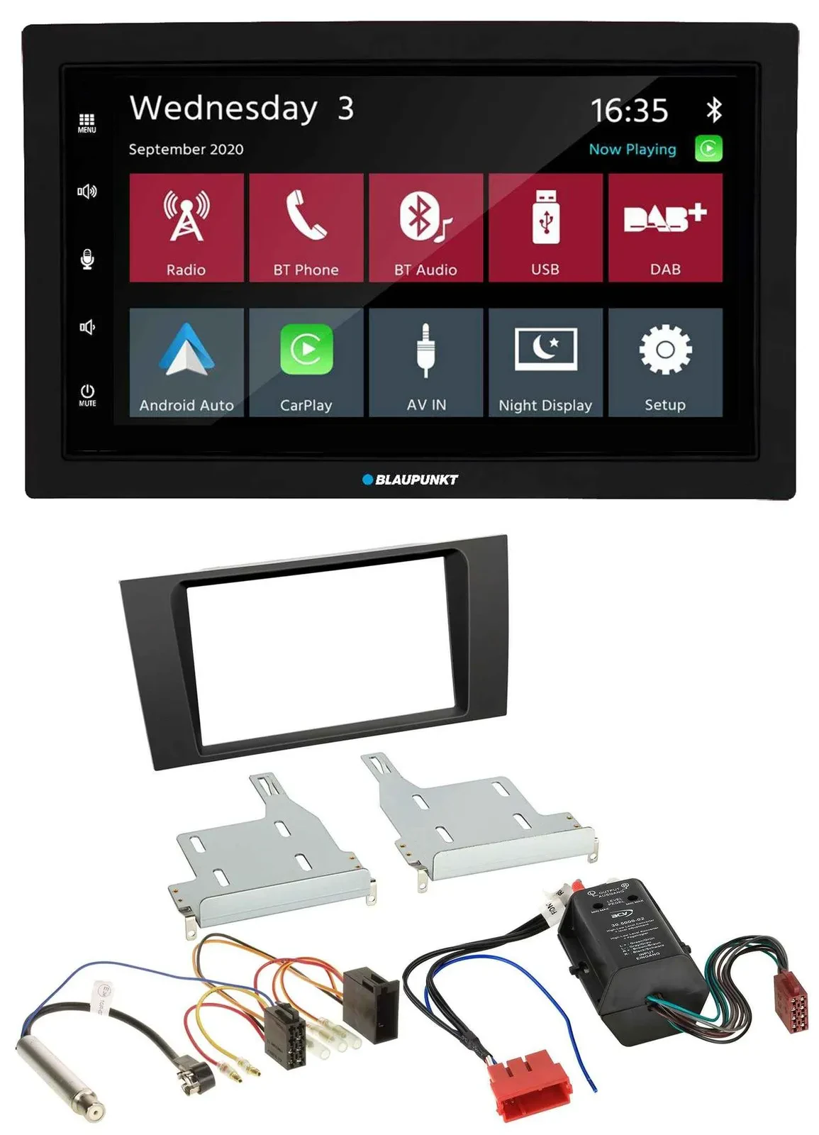Blaupunkt DAB Bluetooth USB MP3 2DIN Autoradio für Audi A4 B5 99-01 Symphony Bos