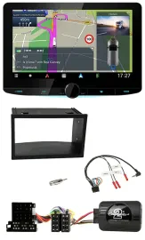 Kenwood Bluetooth DAB TMC 2DIN Lenkrad USB Navigation für VW Golf 4 Polo Passat