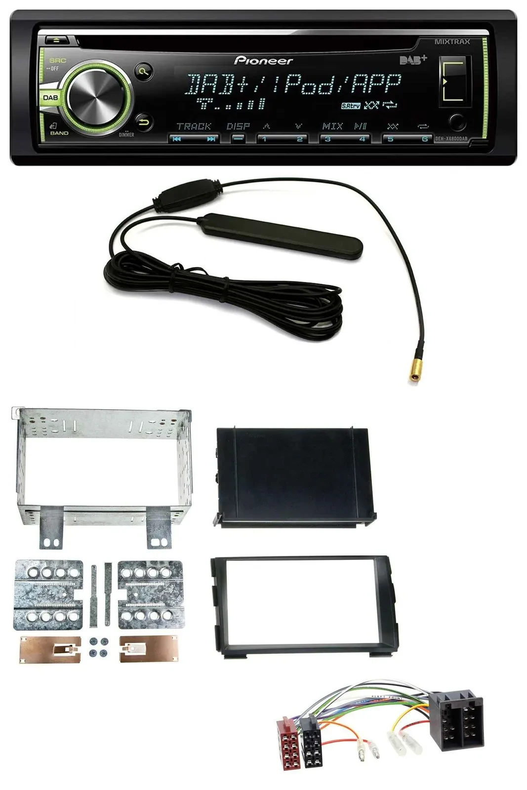 Pioneer MP3 USB CD DAB AUX Autoradio für Kia Ceed 09-12 proCeed 11-13