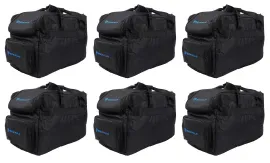 6) Rockville RLB30 Bags for 4 Slim Par Chauvet/ADJ Lights+Controller+Accessories