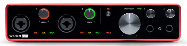 Внешняя звуковая карта Focusrite Scarlett 8i6 3rd Gen