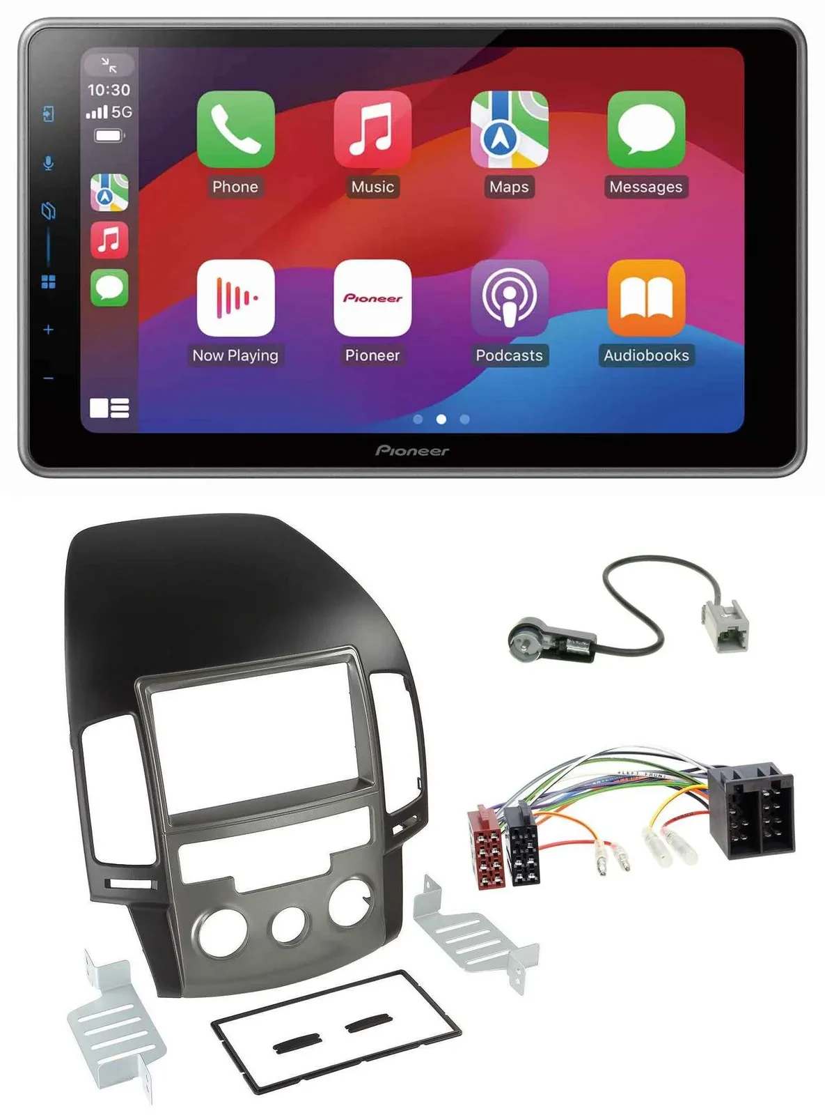 Pioneer MP3 USB DAB Bluetooth 2DIN Autoradio für Hyundai i30 (ab 08)