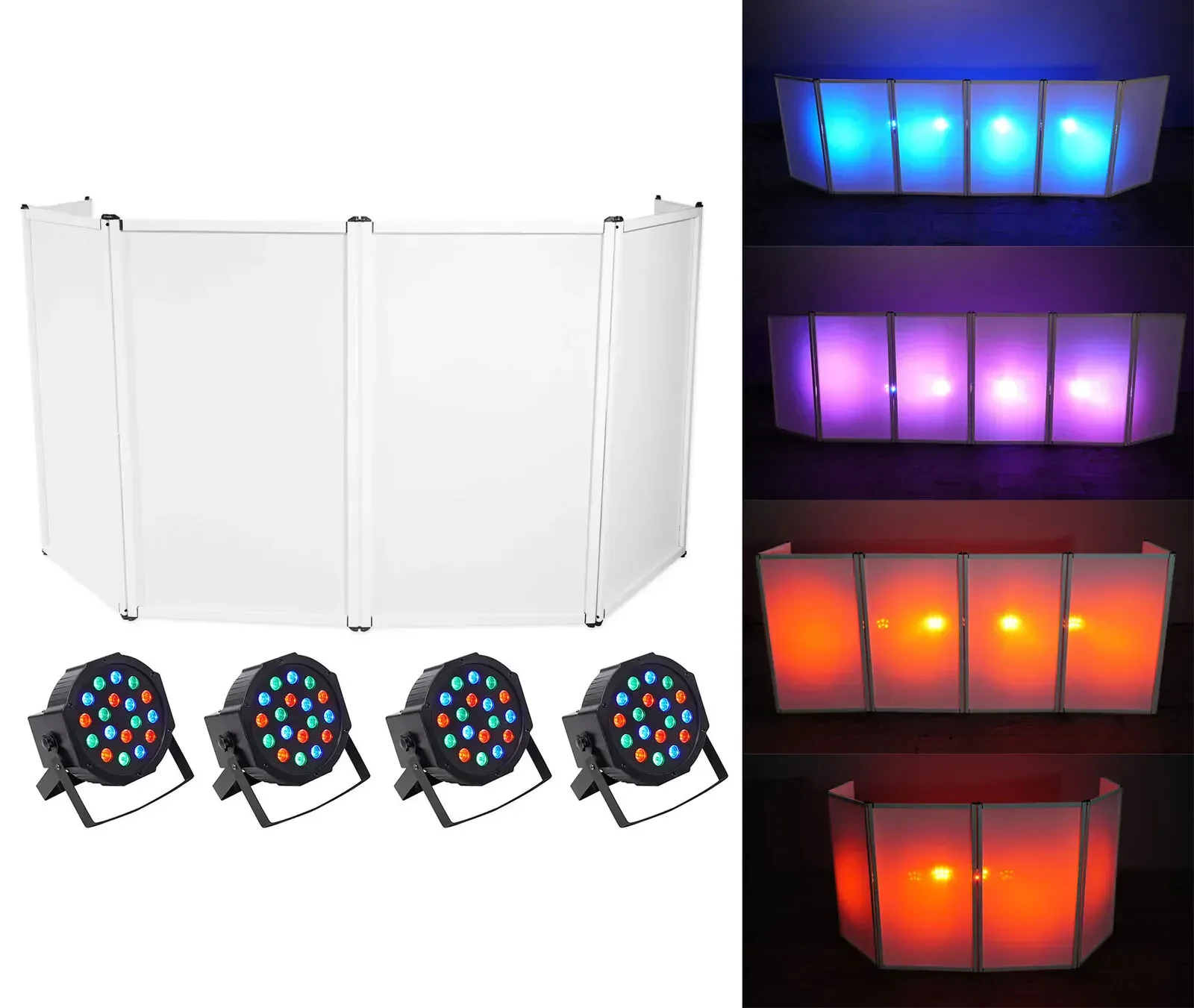 Комплект светового оборудования Rockville RFAAW+RAPFAW+(4) ROCKPAR50