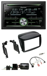 Автомагнитола Pioneer 2DIN CD USB Bluetooth DAB для Fiat Doblo (с 2010), Opel