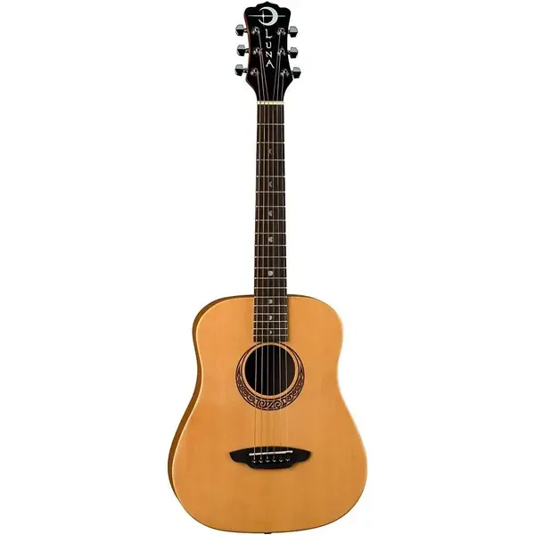 Акустическая гитара Luna Guitars Muse Safari Spruce 3/4 Dreadnought Travel