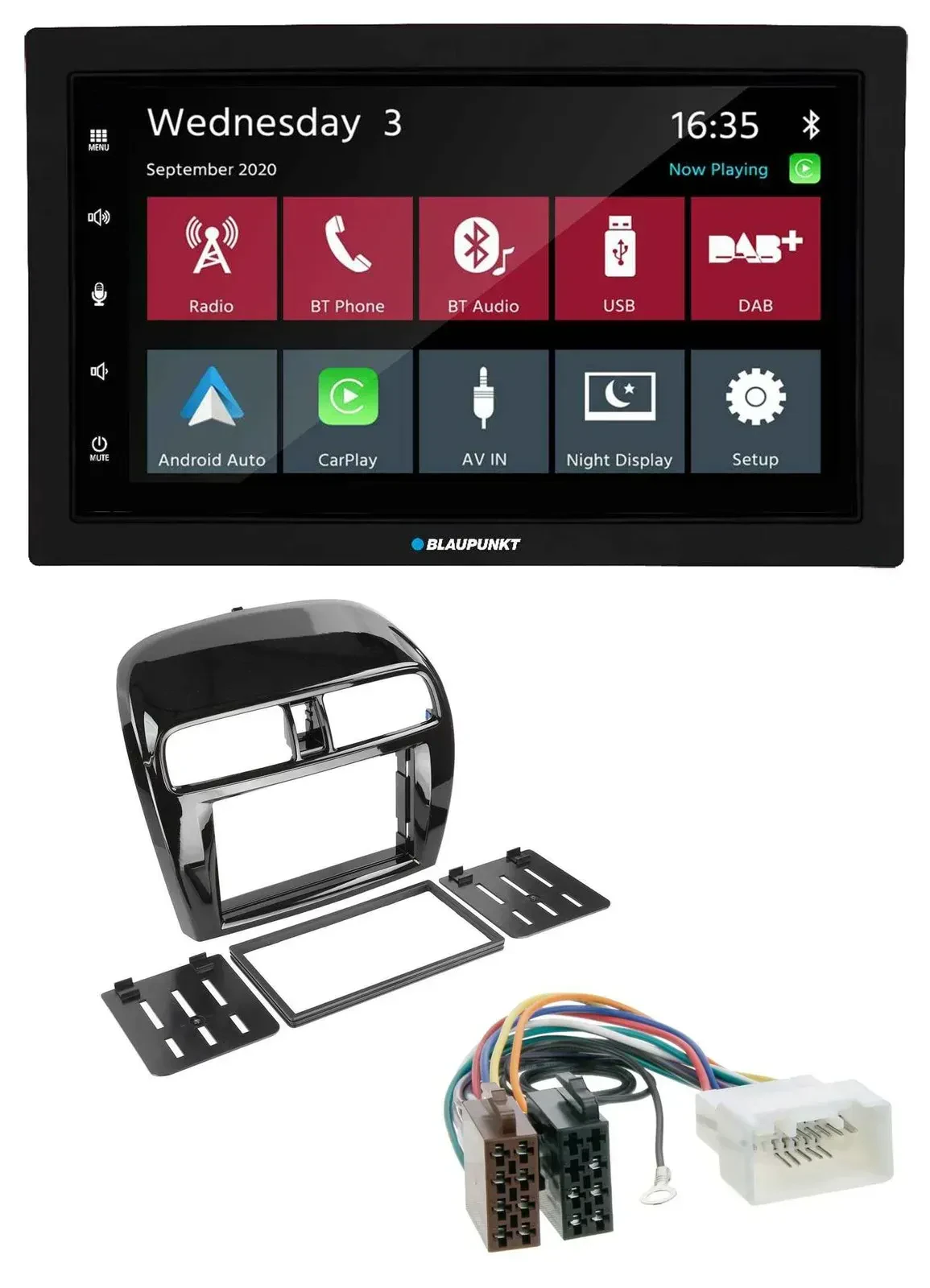 Blaupunkt DAB Bluetooth USB MP3 2DIN Autoradio für Mitsubishi SpaceStar Mirage a