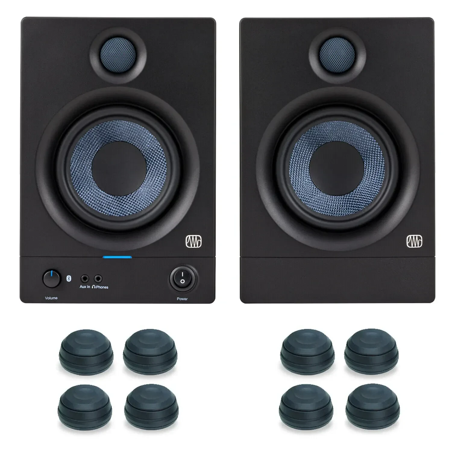 Активный студийный монитор PreSonus Eris 5BT 2nd Gen Black с подставками (пара)