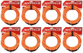 Коммутационный кабель Rockville RCXFB25O Orange 7.6 м (8 штук)