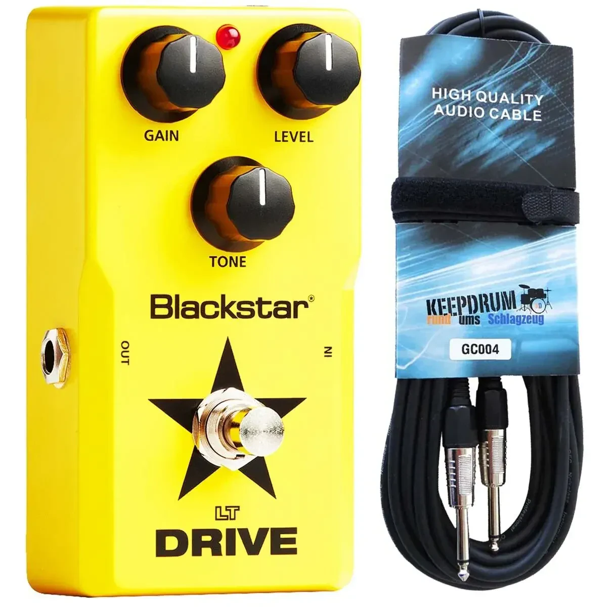 Педаль эффектов для электрогитары Blackstar LT-Drive Overdrive с кабелем