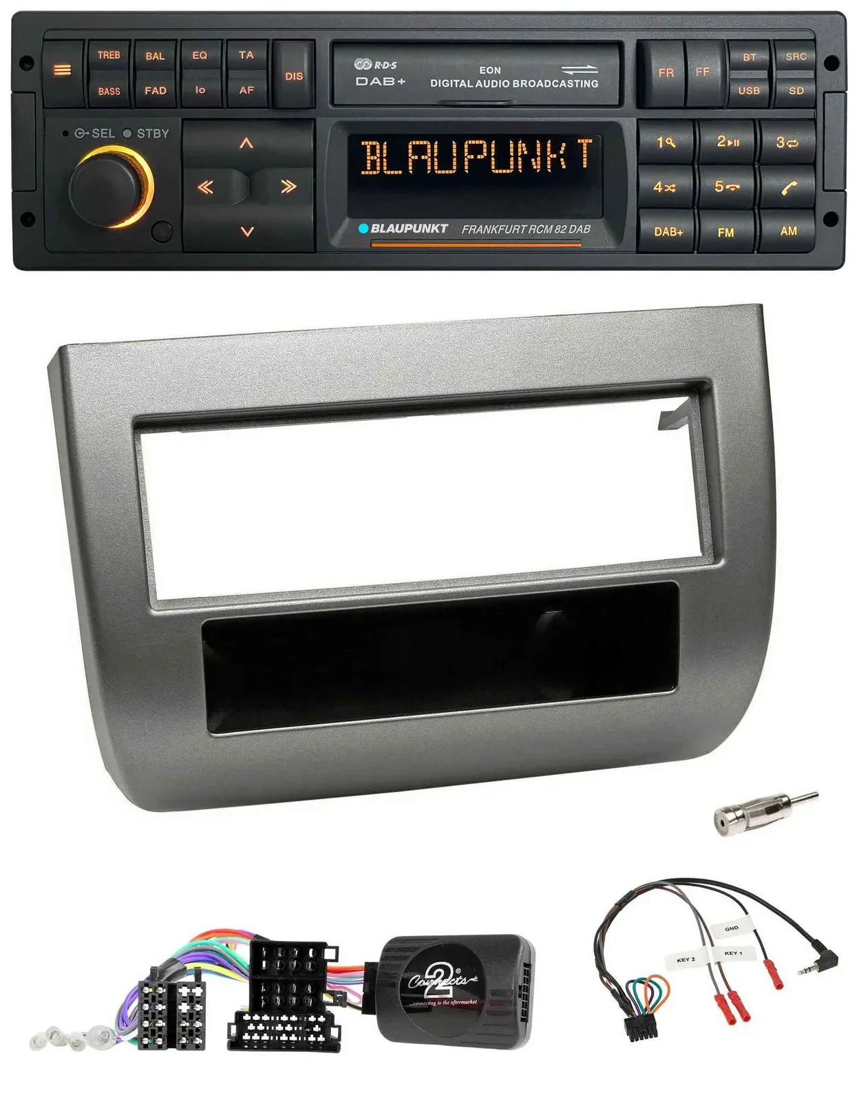 Blaupunkt USB DAB SD Lenkrad Bluetooth Autoradio für Lancia Y 843 2005-2011 anth