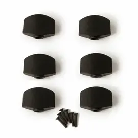 Комплект бутонов для колоков PRS Low Mass Locking Tuner Buttons, Black (6er set)