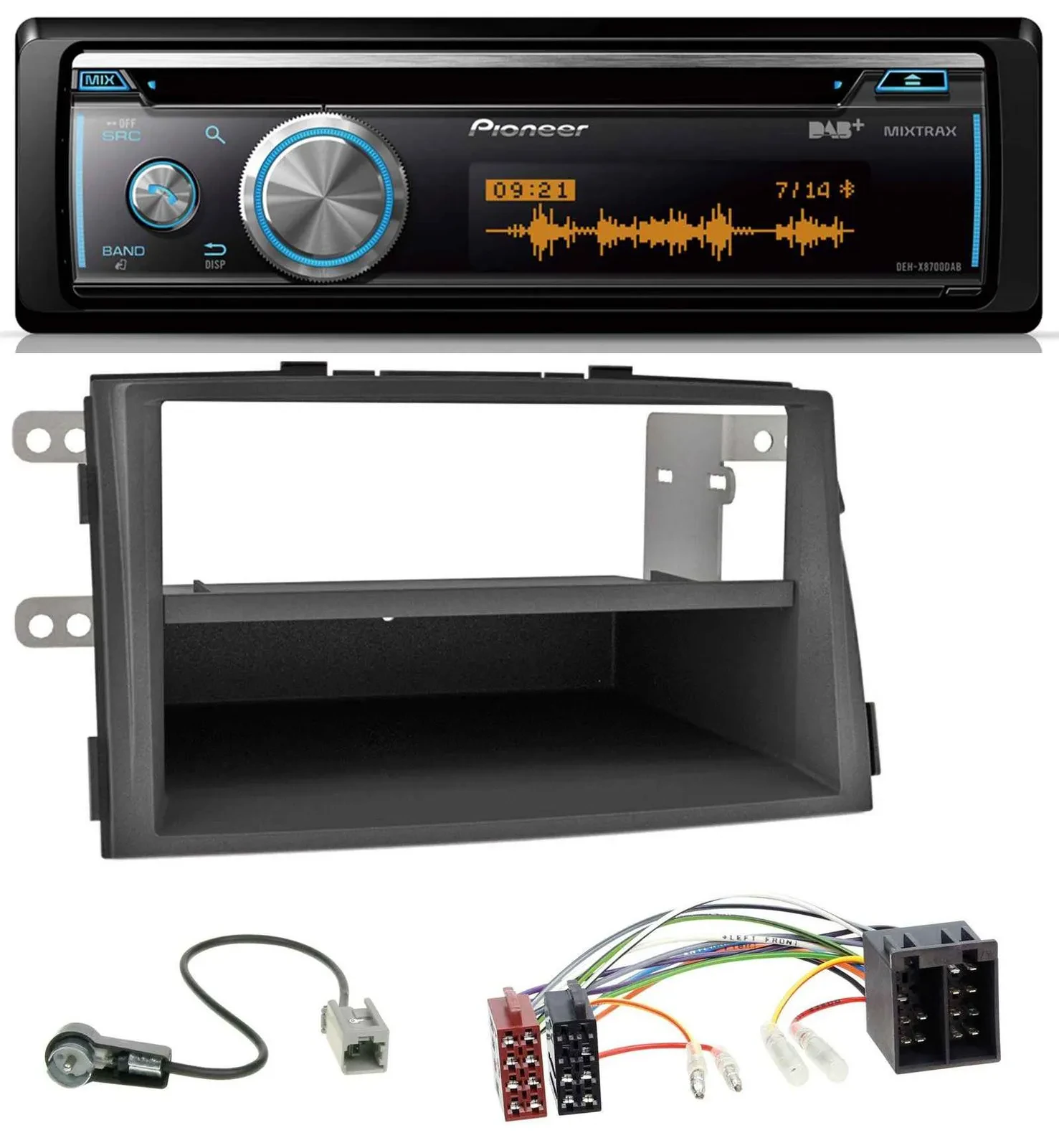 Автомагнитола для Kia Sorento II (2009–2012) Pioneer MP3 DAB USB CD Bluetooth