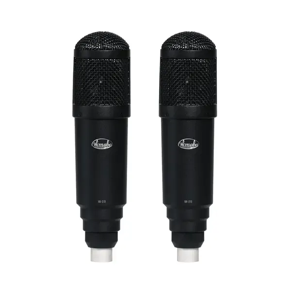 Студийный конденсаторный микрофон Октава МК-319-Ч-С-ФДМ с футляром (стереопара)