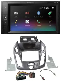 Автомагнитола Pioneer 2DIN, DAB, Bluetooth, USB для Ford Transit (с 2012), без дисплея