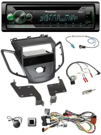 Pioneer USB MP3 DAB Lenkrad CD Autoradio für Ford Fiesta 08-10 ohne Display schw