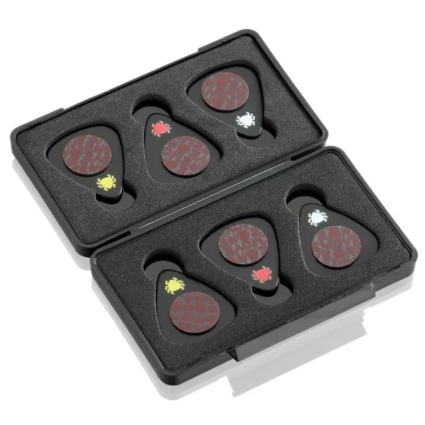 TIK PIK 6-Pack Case of Sticky Guitar Picks Multi-Pack USA Made # TP-0000027
