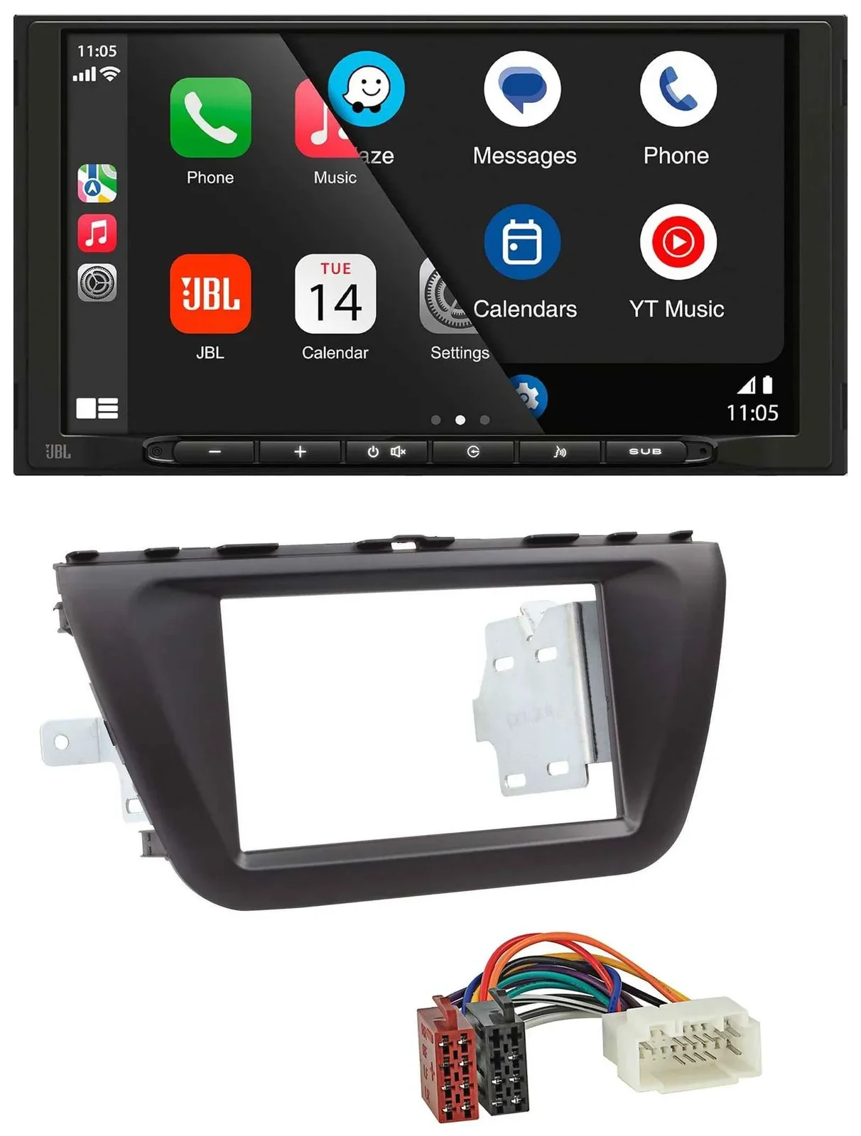 JBL MP3 DAB Bluetooth USB 2DIN Autoradio für Suzuki SX4 (ab 2013)