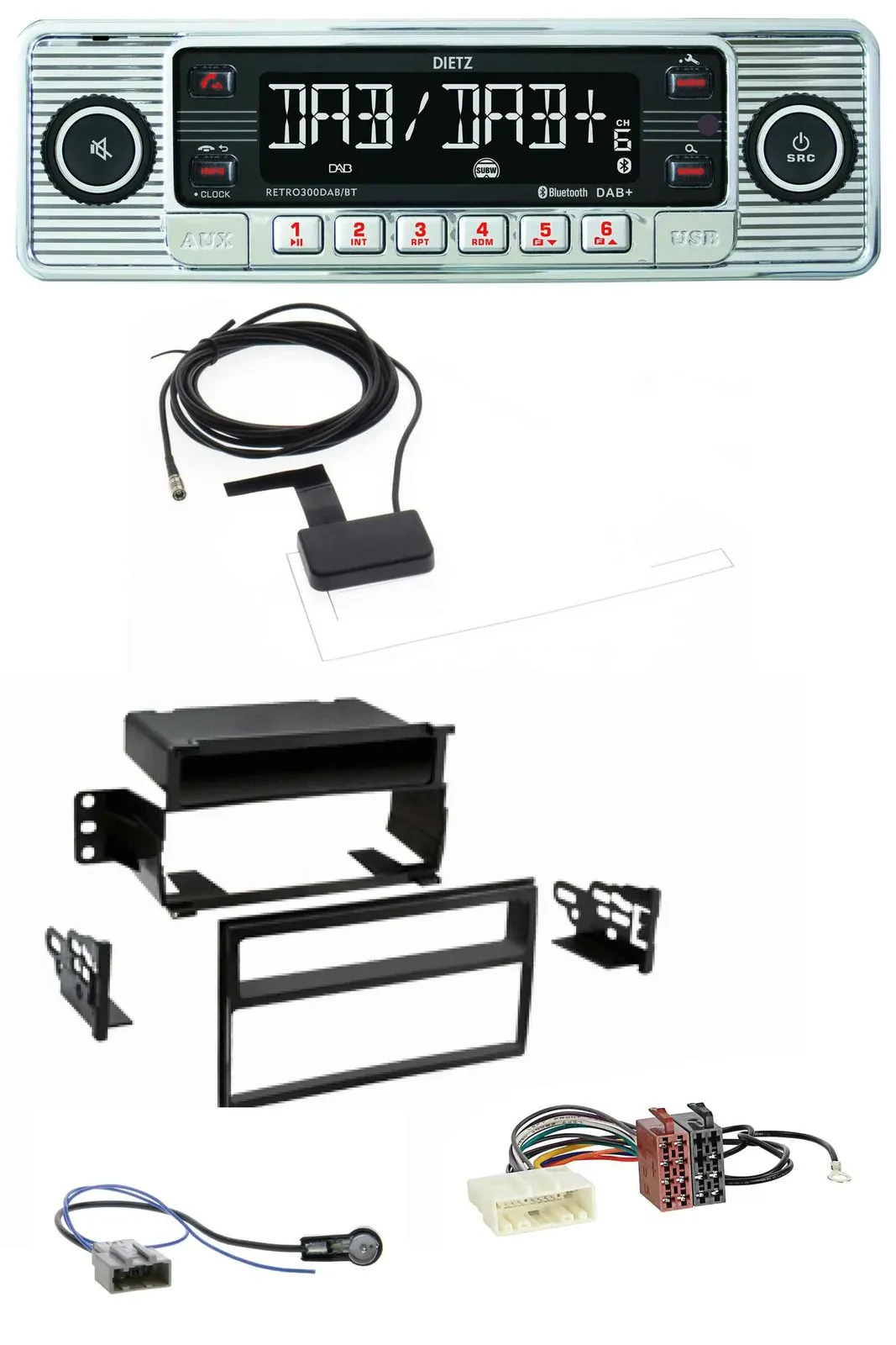 Dietz Bluetooth USB MP3 DAB Autoradio für Nissan Tiida Versa C11 2007-2011