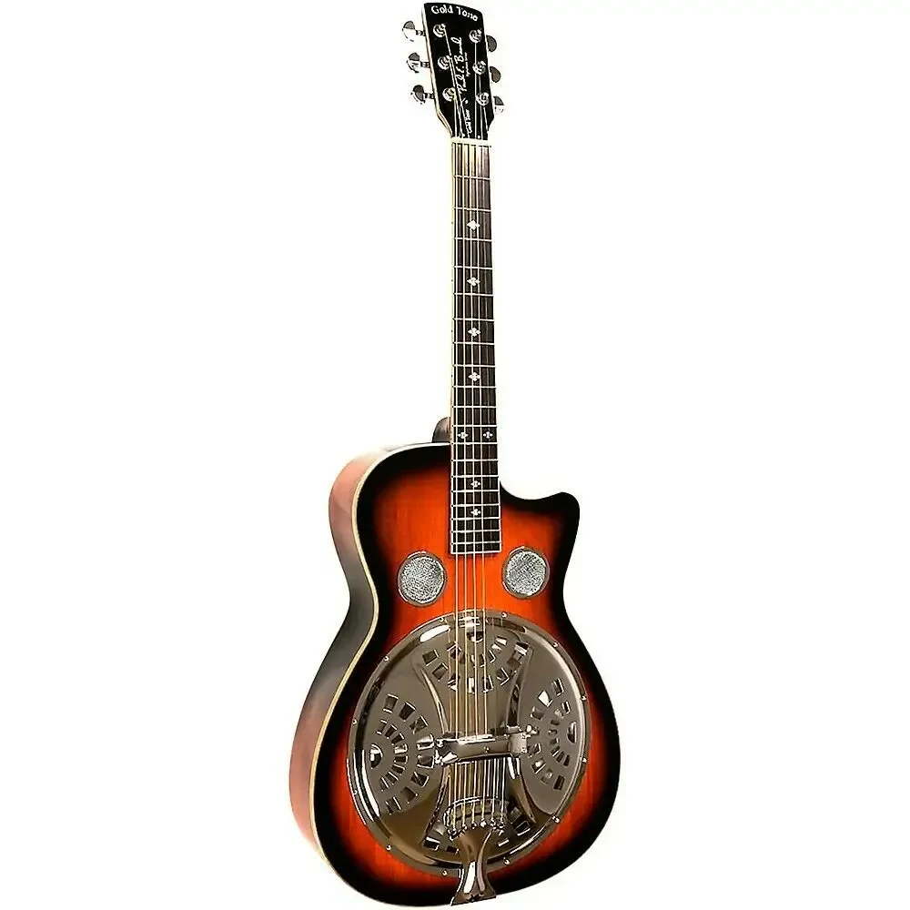 Резонаторная гитара Gold Tone PBR-CA Paul Beard Roundneck Resonator Guitar Tobacco Sunburst