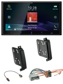 JVC USB Bluetooth 2DIN DAB MP3 Autoradio für Dodge Durango Jeep Grand Cherokee a