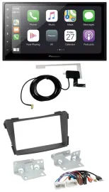Pioneer USB MP3 2DIN Bluetooth DAB Autoradio für Hyundai i40 ab 2011 VF schwarz