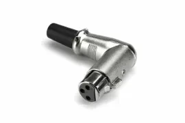 Hosa XRR-318F Right Angle XLR3F Connector