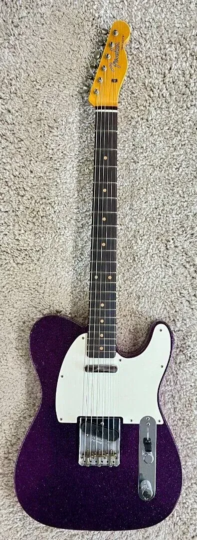 Электрогитара Fender Custom Shop 1960 Telecaster Journeyman Relic фиолетовый Sparkle