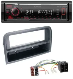 Автомагнитола для Fiat Croma (с 2005) Kenwood MP3, Bluetooth, USB, DAB