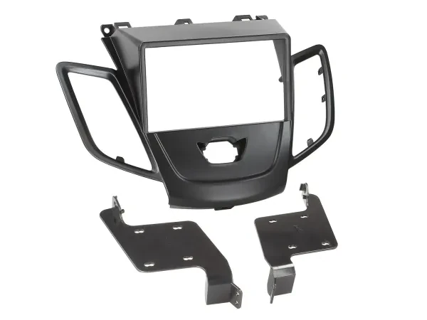 Einbaurahmen Doppel DIN Autoradio für Ford Fiesta 2008-2017 schwarz