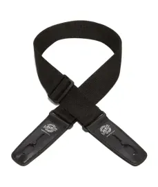 Ремень для гитары Lock-It Straps LIS-001-P2-BLK Professional Poly Black