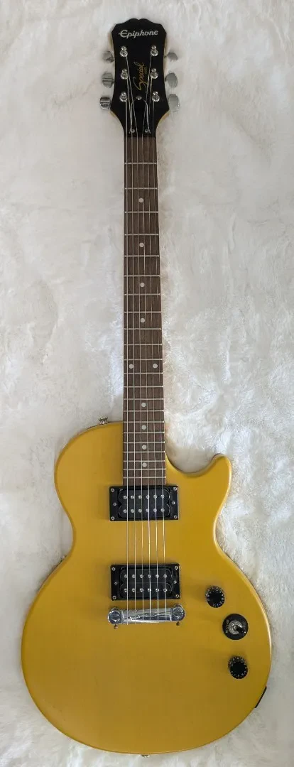 Epiphone Les Paul Special 6-String RH Electric Guitar with Humbuckers -TV Yellow