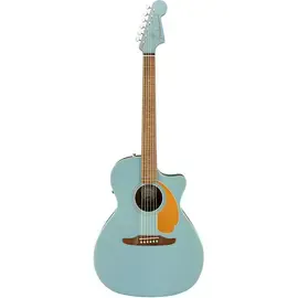 Электроакустическая гитара Fender California Newporter Player Ice Blue Satin