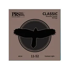 Струны для акустической гитары PRS Classic Acoustic 80/20 Custom Light 11-52
