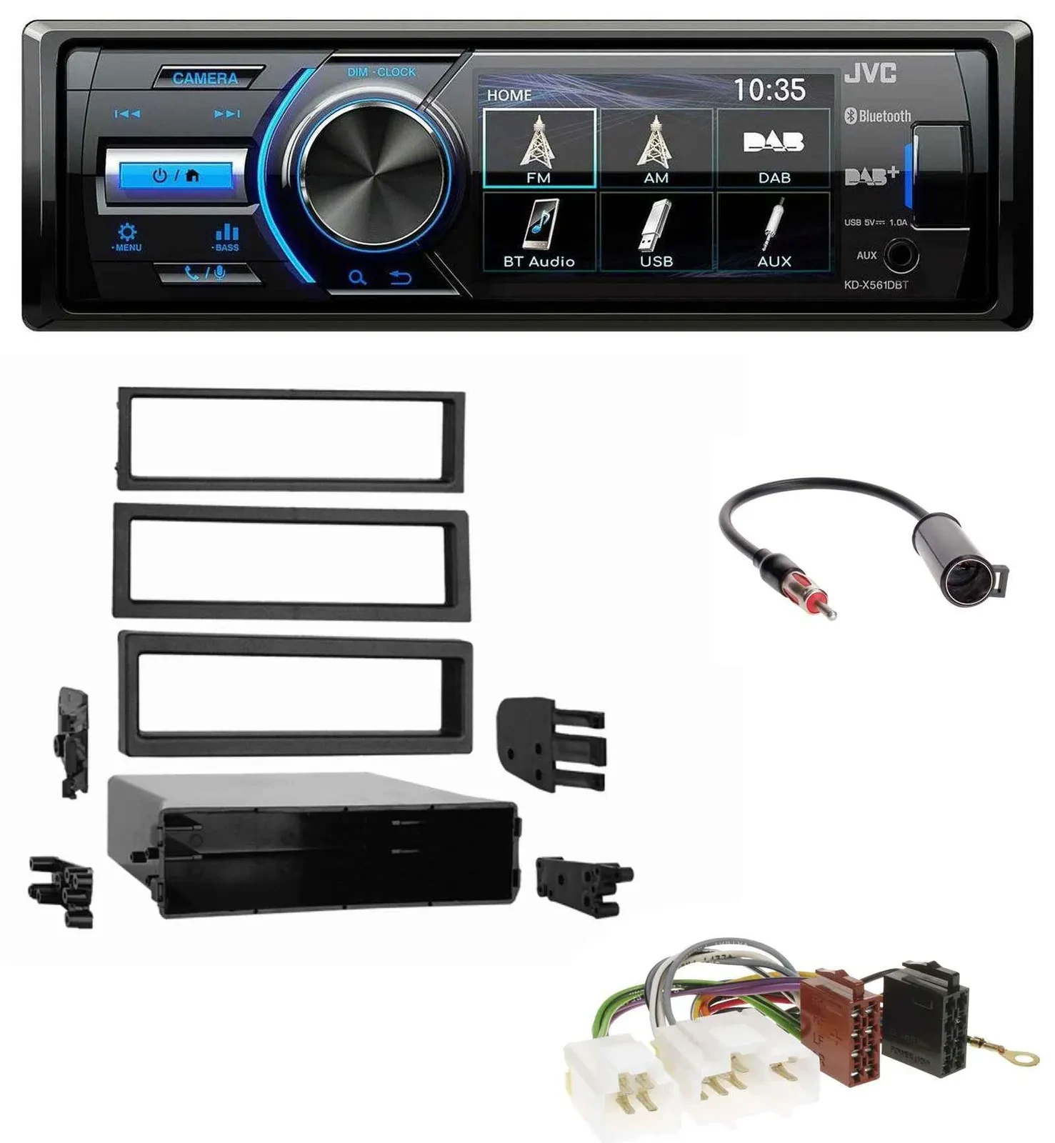 JVC Bluetooth MP3 USB DAB Autoradio für Nissan 200 SX 1994-1998 240 SX 1995-1998