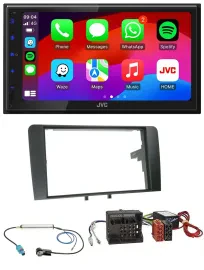 Автомагнитола JVC 2DIN, Bluetooth, DAB, USB, MP3 для Audi A3 8P (2003–2012), для активной аудиосистемы