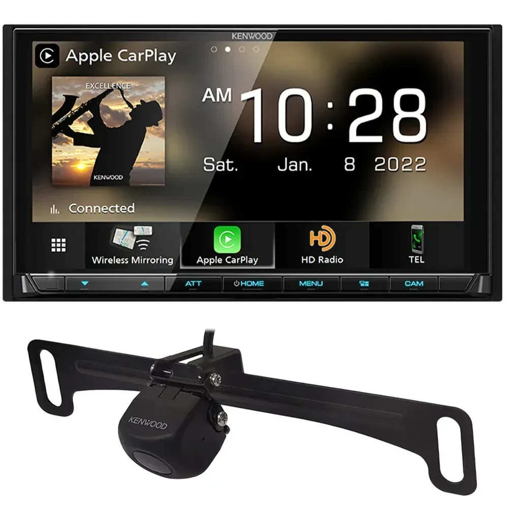 Автомагнитола Kenwood DMX958XR 6.8" с камерой заднего вида 128°