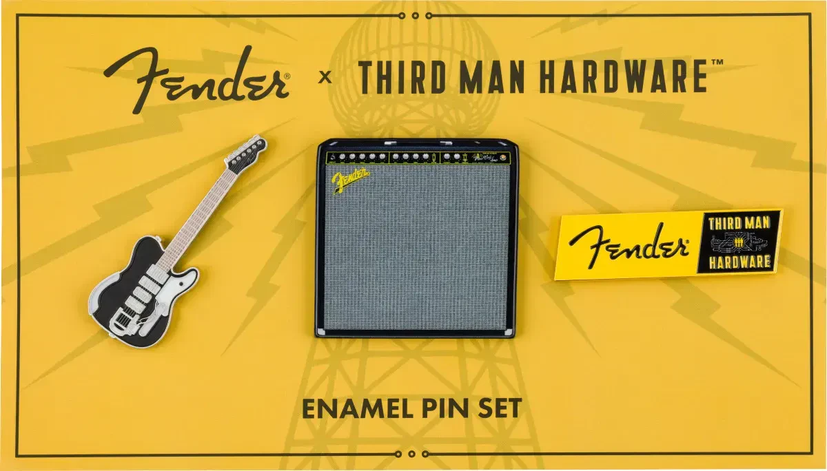 Fender x Third Man Hardware Lapel Pin Set - 3 Pins
