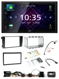 Автомагнитола для Audi A6 C5 (2001–2004) JVC 2DIN DAB Bluetooth USB