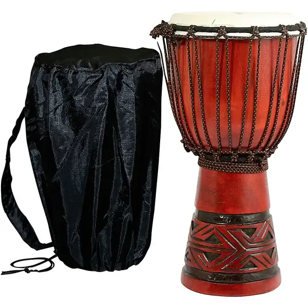 Джембе X8 Drums Celtic Labyrinth Djembe Drum 9 x 16 in. с чехлом