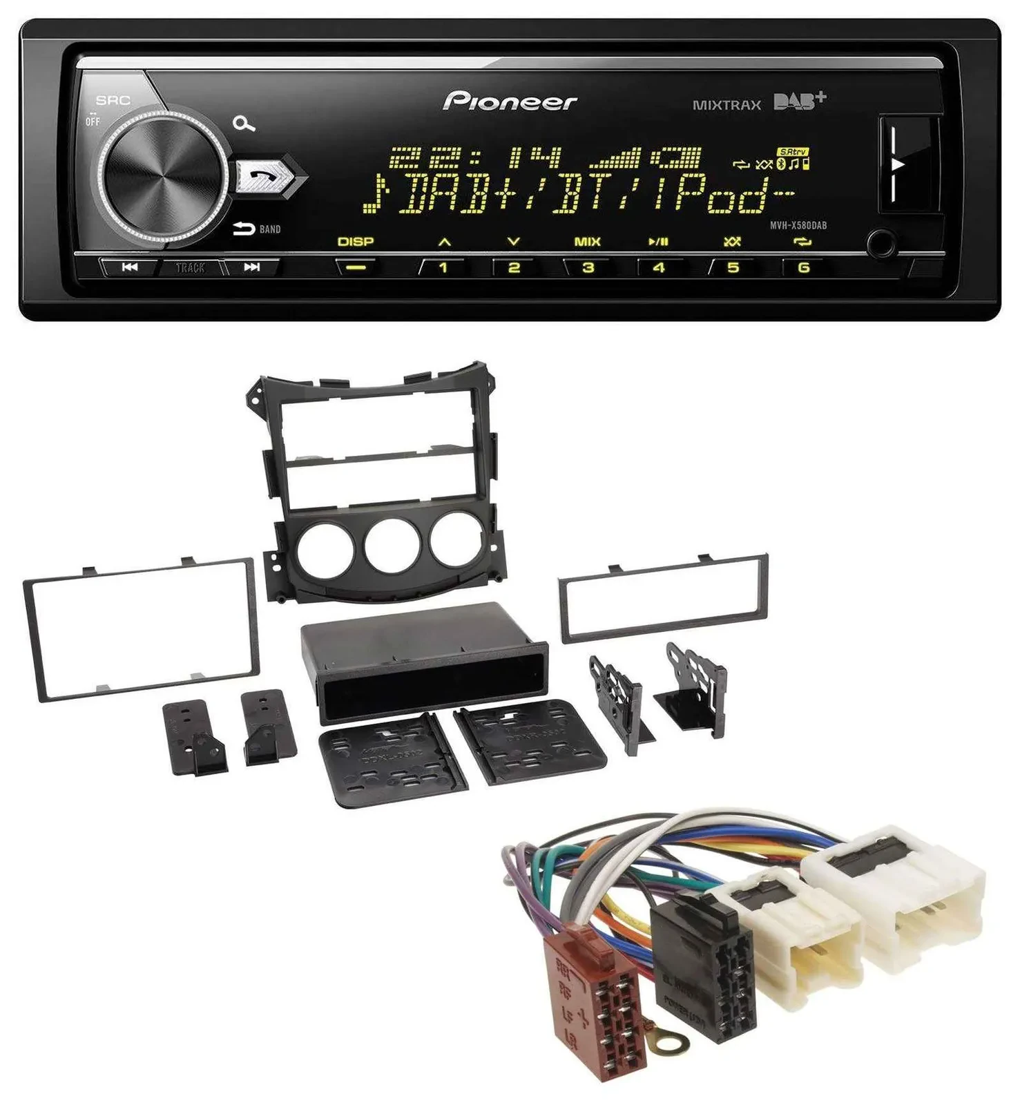Автомагнитола для Nissan 370Z (с 2009) Pioneer Bluetooth, USB, DAB, MP3