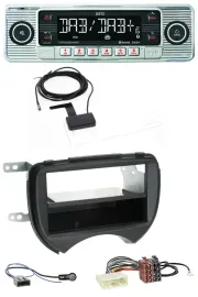 Автомагнитола для Nissan Micra K13 (2010–2013) Dietz Bluetooth, USB, MP3, DAB, черная