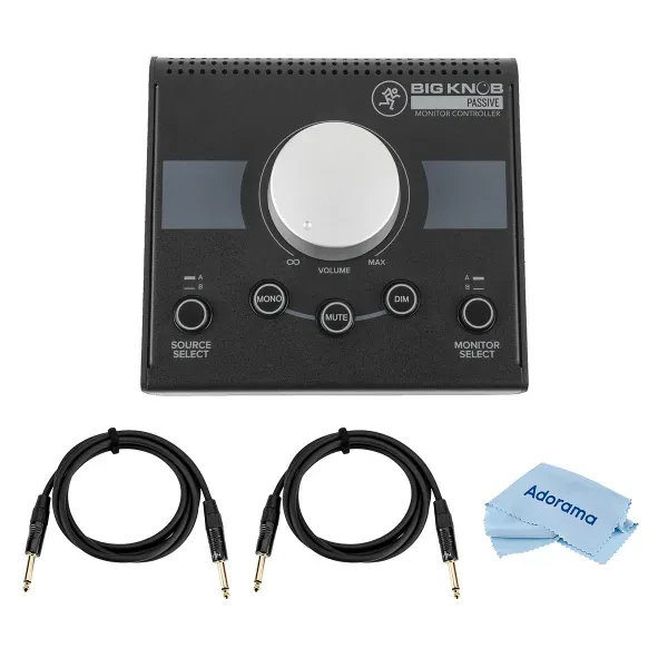 Контроллер студийных мониторов Mackie Big Knob Passive с аксессуарами